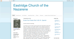 Desktop Screenshot of eastridgenazarene.org
