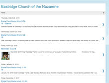 Tablet Screenshot of eastridgenazarene.org